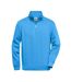 Sweat Workwear Homme Turquoise Pâle James And Nicholson-1