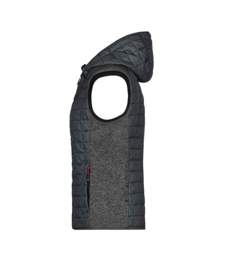Veste Hybride Femme Gris Anthracite James And Nicholson