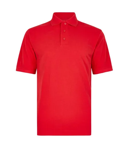 Mens Polo Shirt Tomato Red Kustom Kit