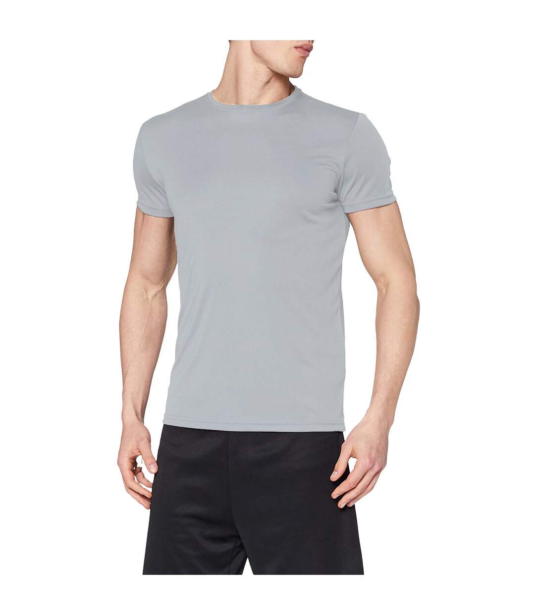 T-shirt de sport active homme gris argenté Stedman-2