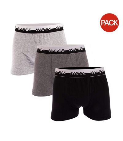 Boxers Corgan Homme Noir Gris Blanc Nicce