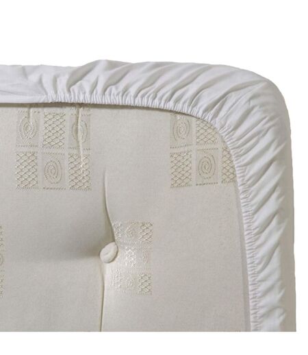 600 egyptian cotton extra deep fitted sheet white Belledorm
