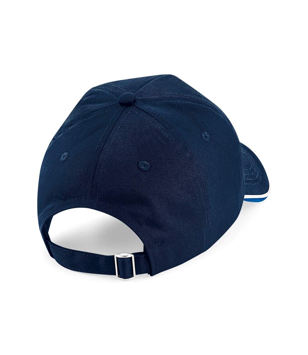 Casquette authentic bleu marine/bleu roi vif/blanc Beechfield-2