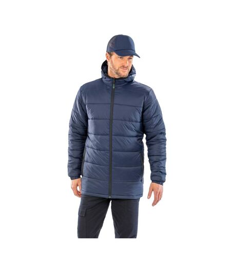 Doudoune Matelassée Adulte Bleu Marine Result Recycled
