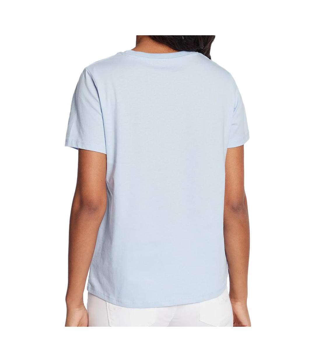 T-shirt Bleu Femme Pepe Jeans Wendy Chest - XS-2