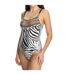 Women's round neckline swimsuit W240181