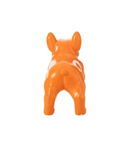 Statue Déco Bulldog 88cm Orange