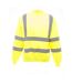 Sweatshirt haute visibilité  pour femme jaune haute visibilité Yoko-1
