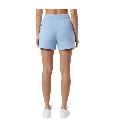 Womens/ladies Fleece Regular Shorts Blue Marl USA Pro