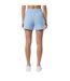 Womens/ladies Fleece Regular Shorts Blue Marl USA Pro-4