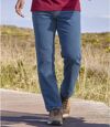 set van 2 comfortabele stretch jeans Atlas For Men