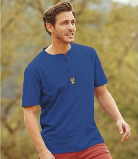Pack of 3 Men's Atlas For Men® T-Shirts - Navy Blue Brick
