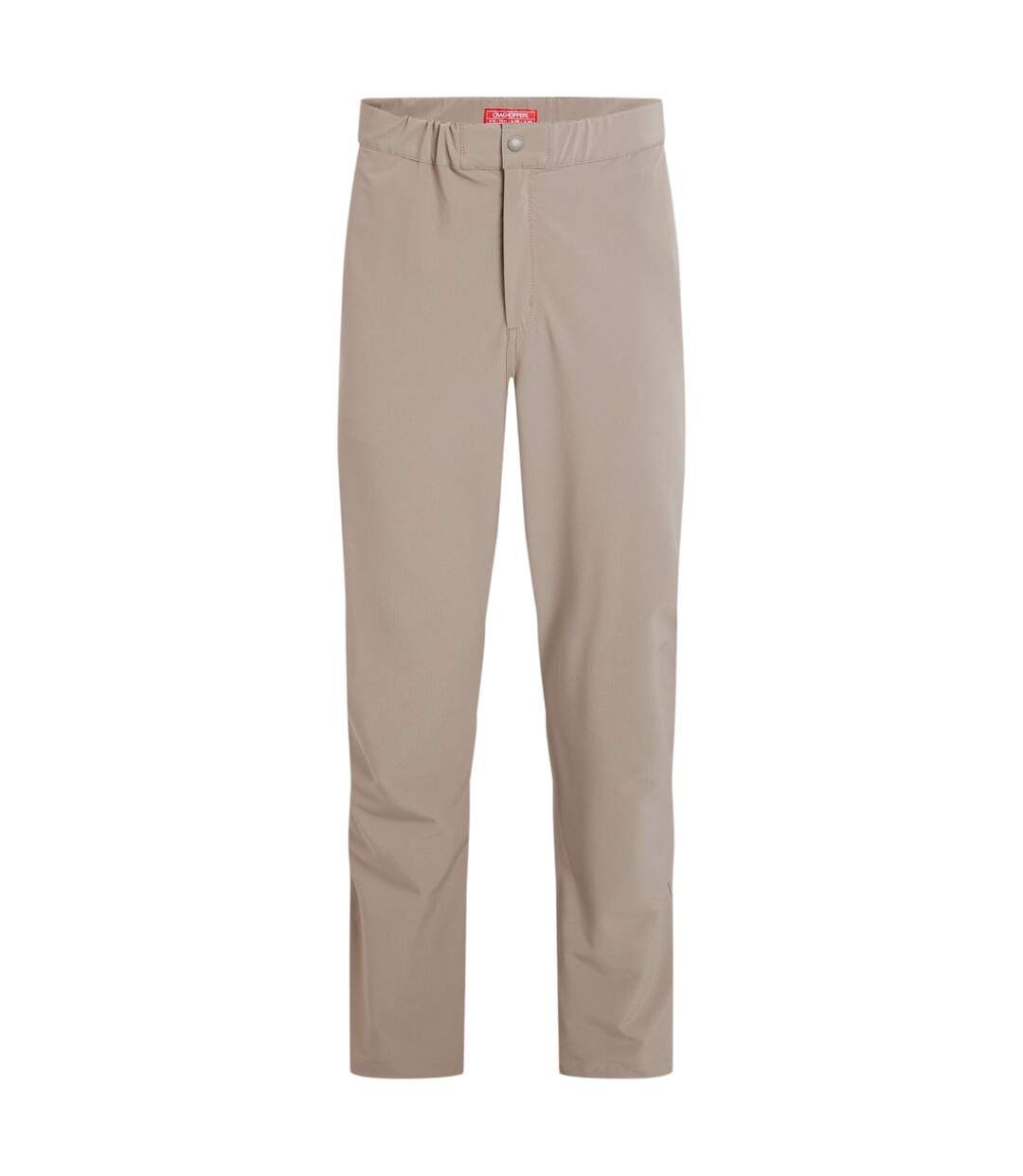 Pantalon Uni À Taille Haute Élastiquée Socco Homme Beige Craghoppers-2