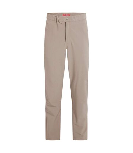 Pantalon Uni À Taille Haute Élastiquée Socco Homme Beige Craghoppers