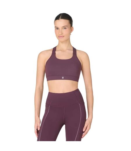 Brassière De Sport Power Femme Violet Sweaty Betty