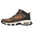 Mens envoy bulldozer leather skech-air trainers brown Skechers