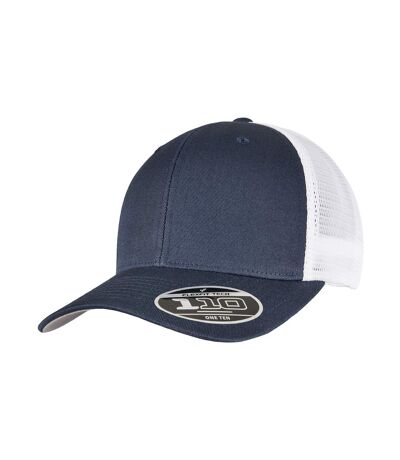 Unisex adult 110 mesh two tone cap navy/white Flexfit