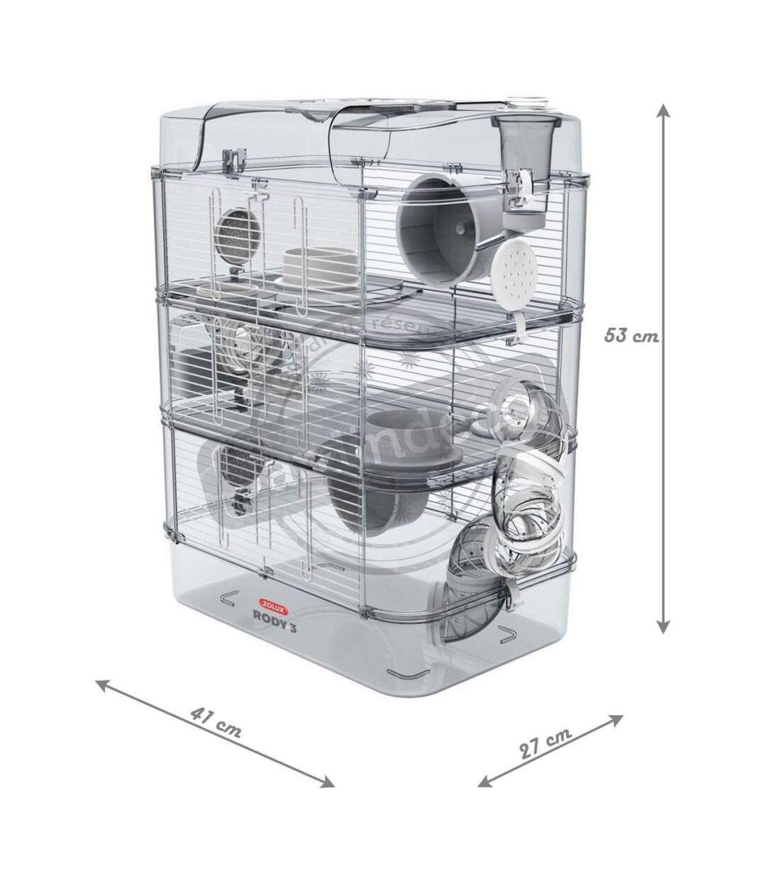 Cage pour petits rongeurs Rody trio