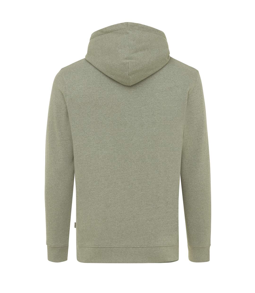 Unisex adult torres recycled cotton undyed hoodie heather green Iqoniq-2