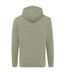 Unisex adult torres recycled cotton undyed hoodie heather green Iqoniq-2