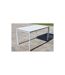 Table de Jardin 6 Places Meet 160cm Blanc-5