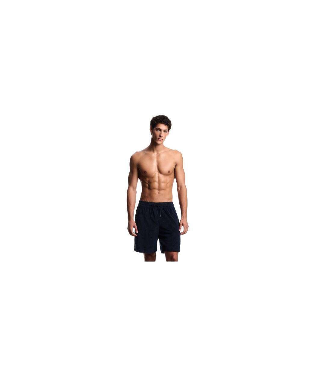 Mens Fleece Shorts Navy Emporio Armani EA7-1