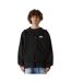 Mens Flower Wave Full Zip Hoodie Black Lost Youth-4