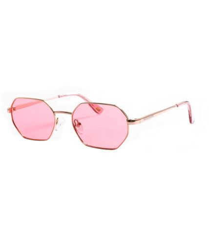 Women's polarized metal sunglasses with hexagonal shape SE6273S Skechers