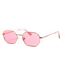 Women's polarized metal sunglasses with hexagonal shape SE6273S Skechers