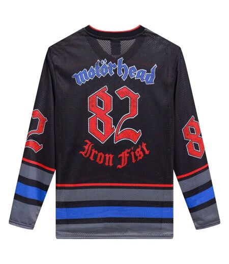 Unisex Adult Motorhead Hockey Jersey Black Amplified