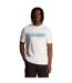 T-shirt Motif Vibrations Homme Blanc Lyle & Scott-1