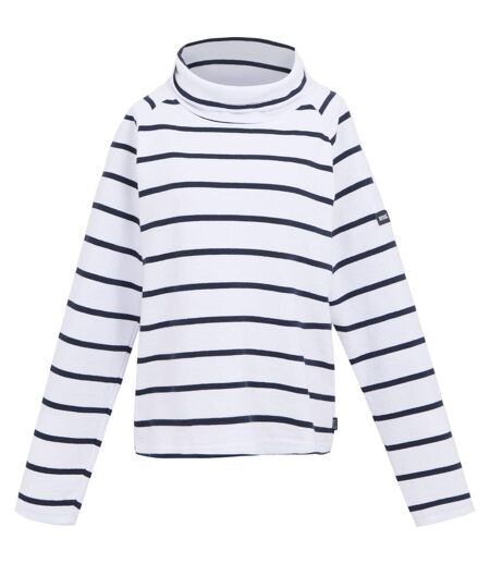 Sweat Havendo Femme Blanc Bleu Marine Regatta