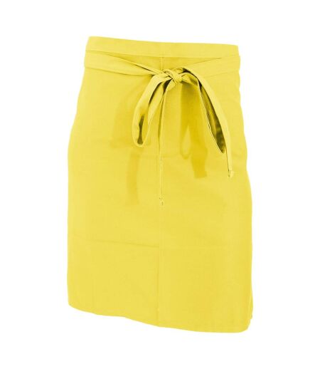 Bistro unisex short length bistro apron / hospitality & catering one size sunflower Jassz