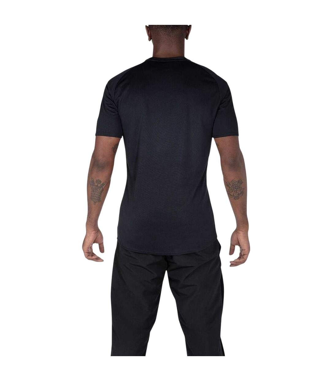 Mens Essential Large Logo Vapodri T-shirt Black Canterbury-2