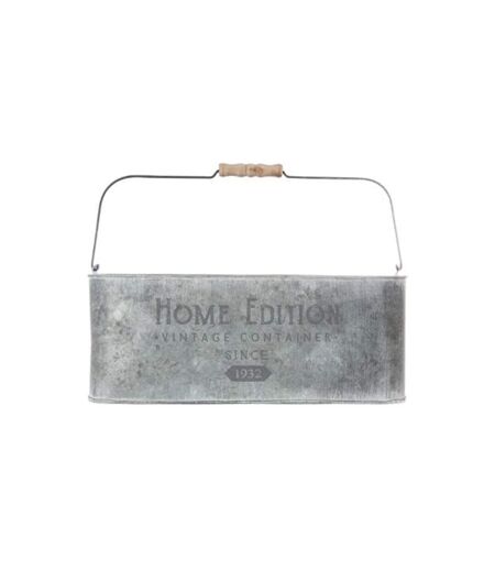 Porte Plantes en Métal Home Edition 36cm Gris