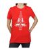 Disney - T-shirt FROZEN CHRISTMAS TREE - Femme (Rouge) - UTBI24687-3