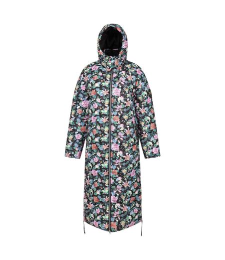 Regatta Womens/Ladies Christian Lacroix Milhaud Floral Longline Padded Jacket (Multicolored) - UTRG9377