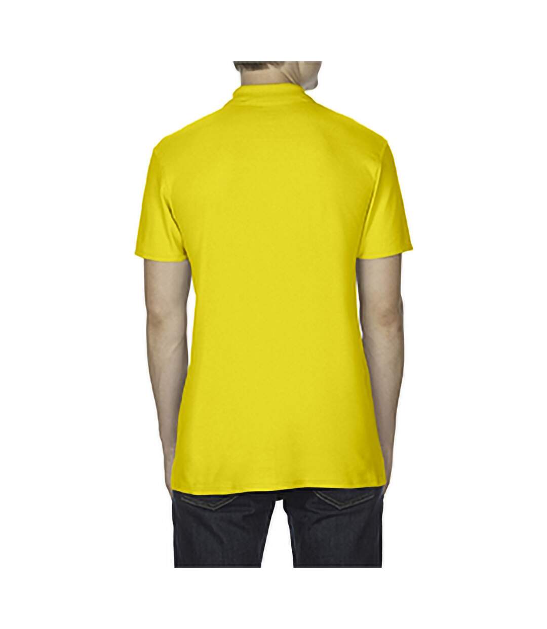 Softstyle polo homme jaune Gildan