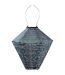 Lanterne solaire Diamond 28 cm Lace - Gris bleu