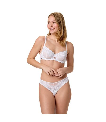 Soutien-gorge coques armatures blanc Rosee