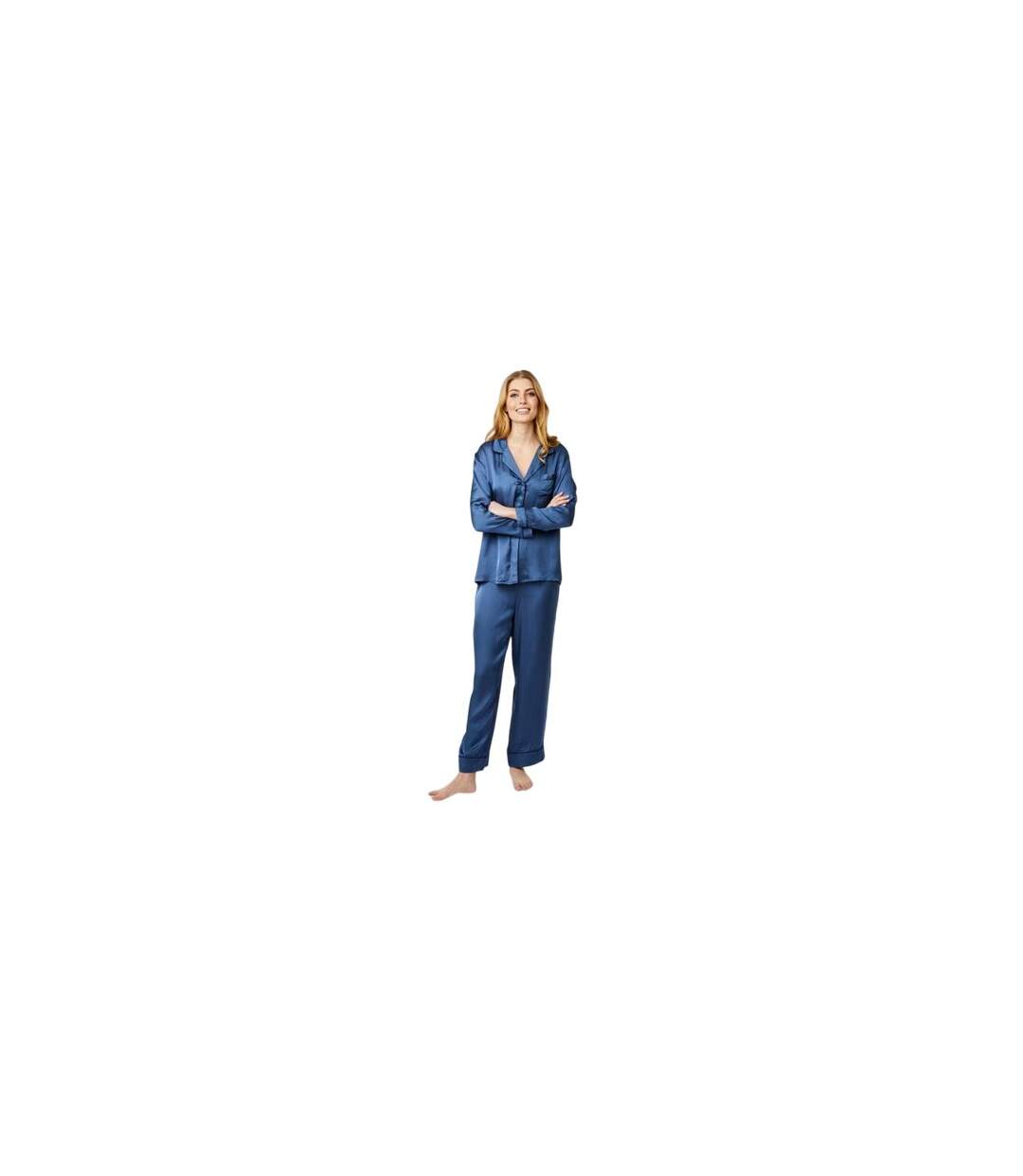 Womens/ladies Janet Pyjama Bottoms Ensign Blue CCDK Copenhagen-1