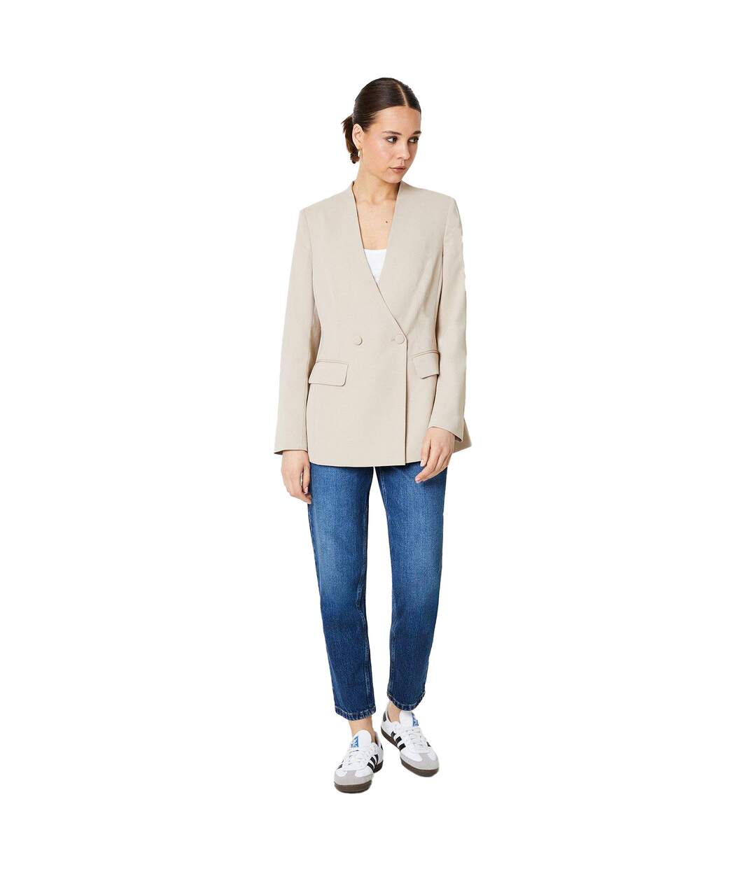 Blazer femme taupe Dorothy Perkins-3