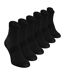 6 Pack Mens Yoga Pilates Non Slip Socks | Breathable Cushioned Gym Socks-1