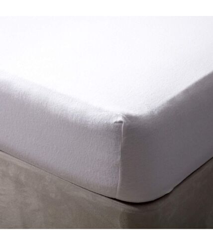 Belledorm Jersey Cotton Deep Fitted Sheet (White)