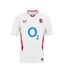 Mens 2025 England Rugby T-shirt White Red Castore-1