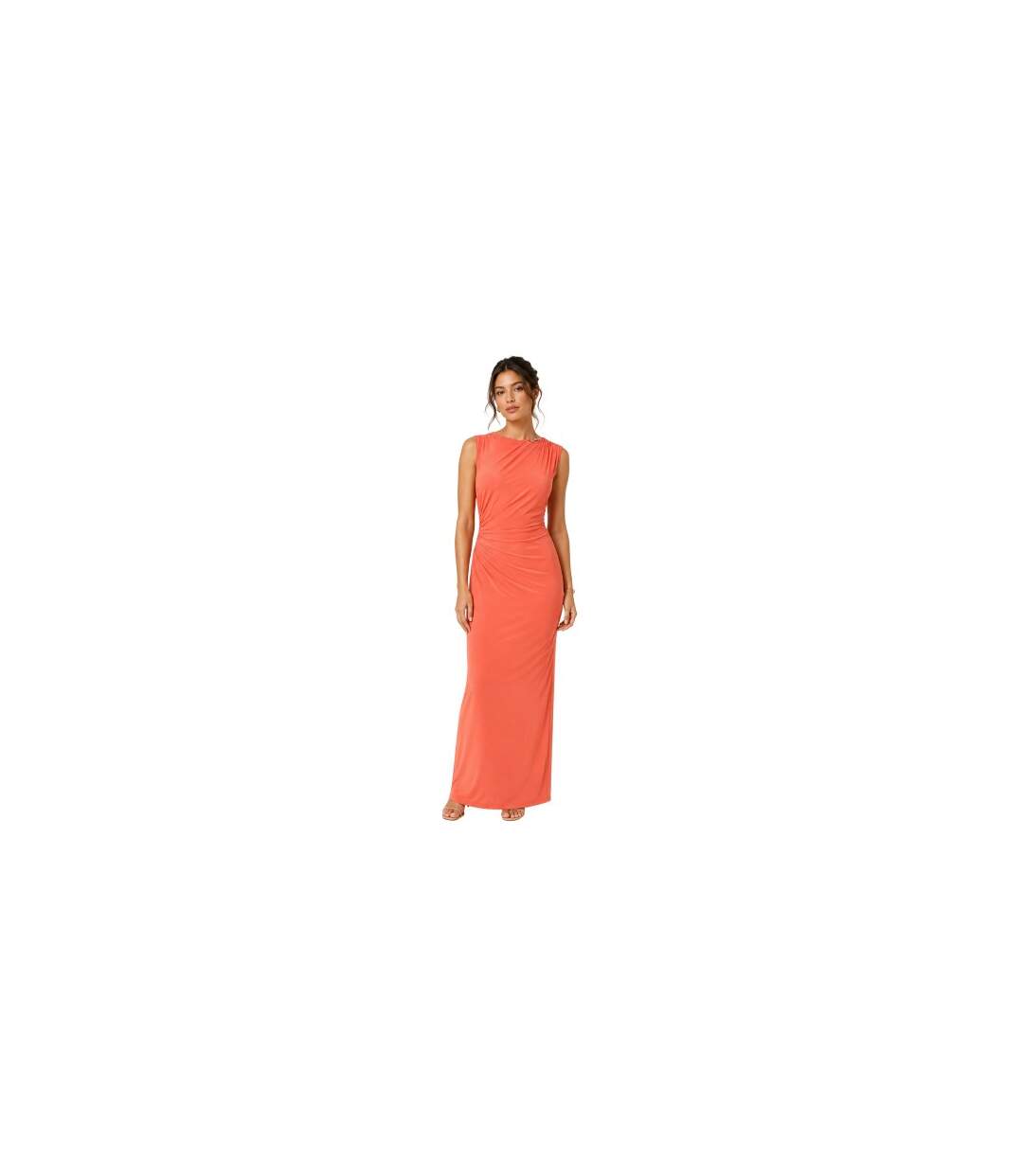 Robe Longue Femme Orange Biba-1