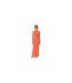 Robe Longue Femme Orange Biba-1