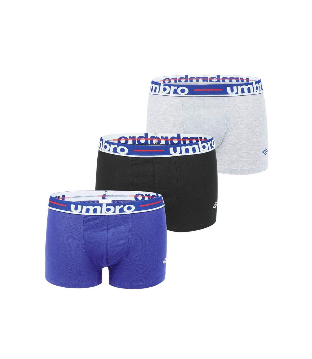 Lot de 3 Boxers coton homme Line Class Umbro