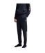 Mens Iconic Vertical Stripe Joggers Navy Boss-3