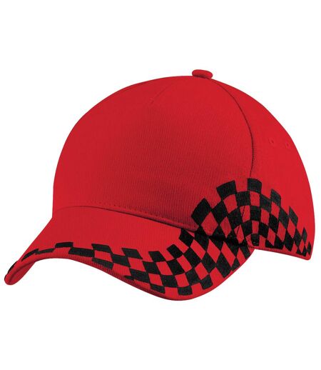 Beechfield Unisex Grand Prix Baseball Cap (Classic Red) - UTRW221